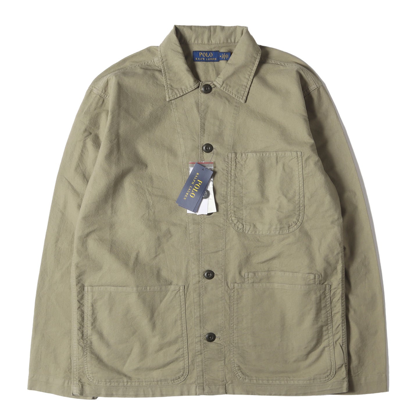25SS ウォッシュ加工 コットンオックス BDUボタン カバーオール