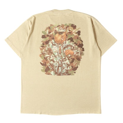90s キャラクタープリント ポケット Tシャツ / Camel キャメル