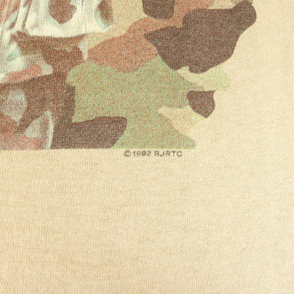 90s キャラクタープリント ポケット Tシャツ / Camel キャメル