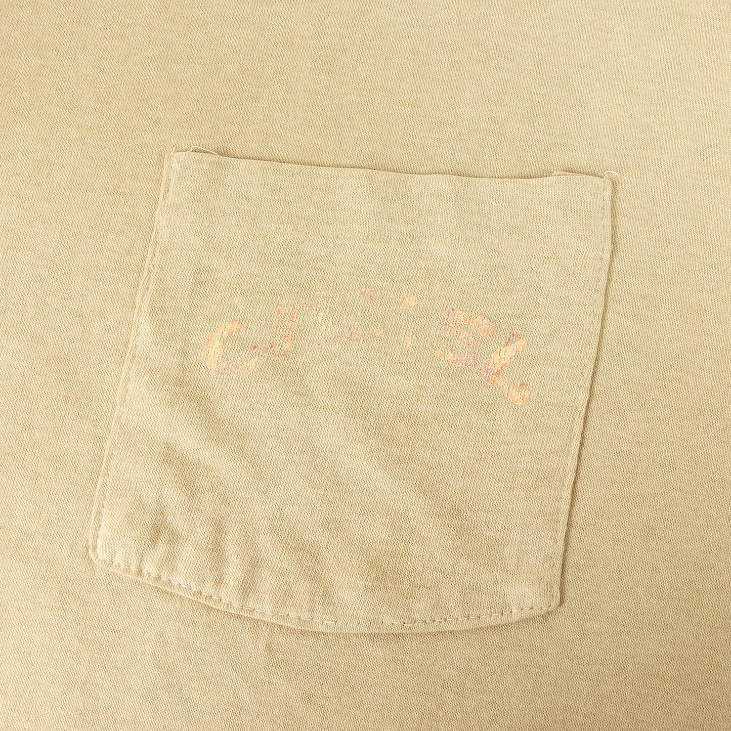 90s キャラクタープリント ポケット Tシャツ / Camel キャメル
