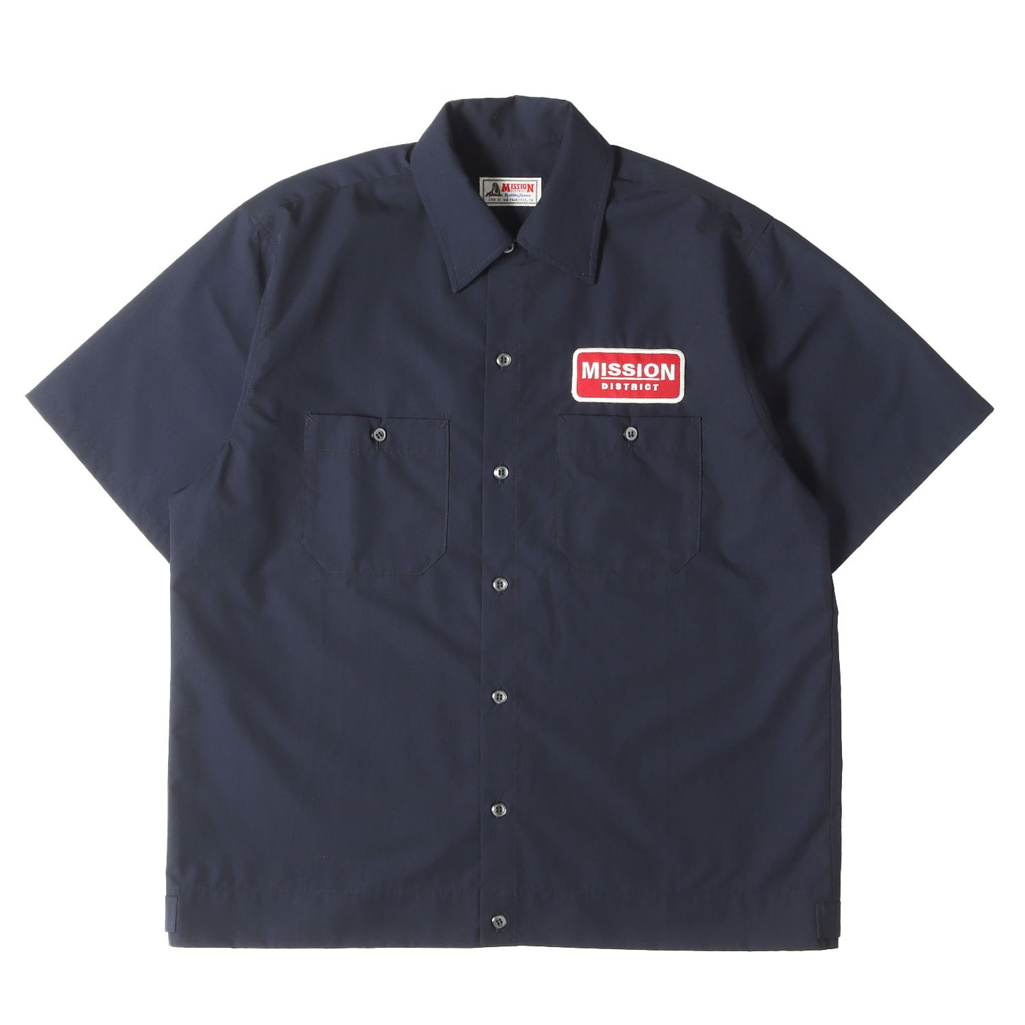 ワッペン付き T/C ワーク 半袖シャツ(MT-415 ORIGINAL WORK SHIRT)