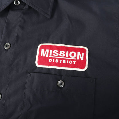 ワッペン付き T/C ワーク 半袖シャツ(MT-415 ORIGINAL WORK SHIRT)