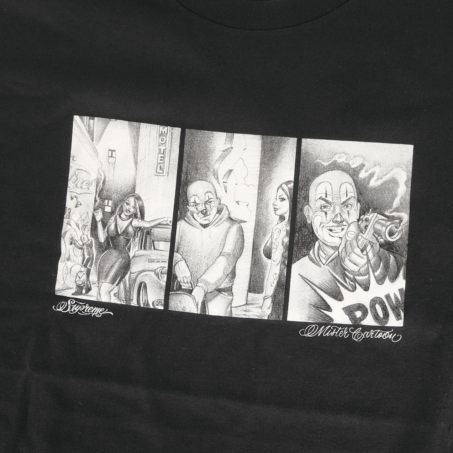 24AW ×Mister Cartoon イラストグラフィック Tシャツ(Pow Tee)