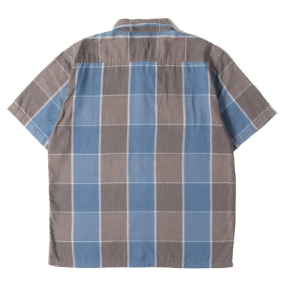 チェーン刺繍ロゴ チェック 半袖シャツ(T-T/C CHECK SHT S/S)
