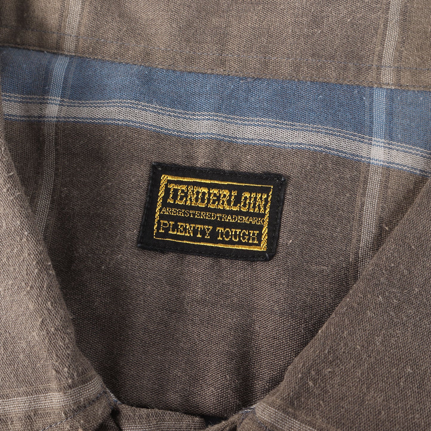 チェーン刺繍ロゴ チェック 半袖シャツ(T-T/C CHECK SHT S/S)