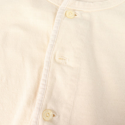 コットンスラブ ヘンリーネック Tシャツ