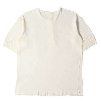 コットンスラブ ヘンリーネック Tシャツ