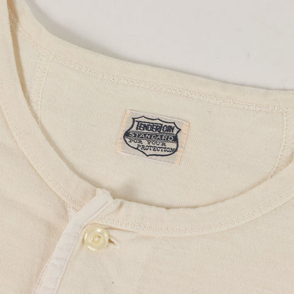 コットンスラブ ヘンリーネック Tシャツ
