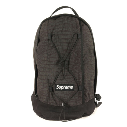 クロコダイル柄 コーデュラナイロン バックパック(Croc Backpack)