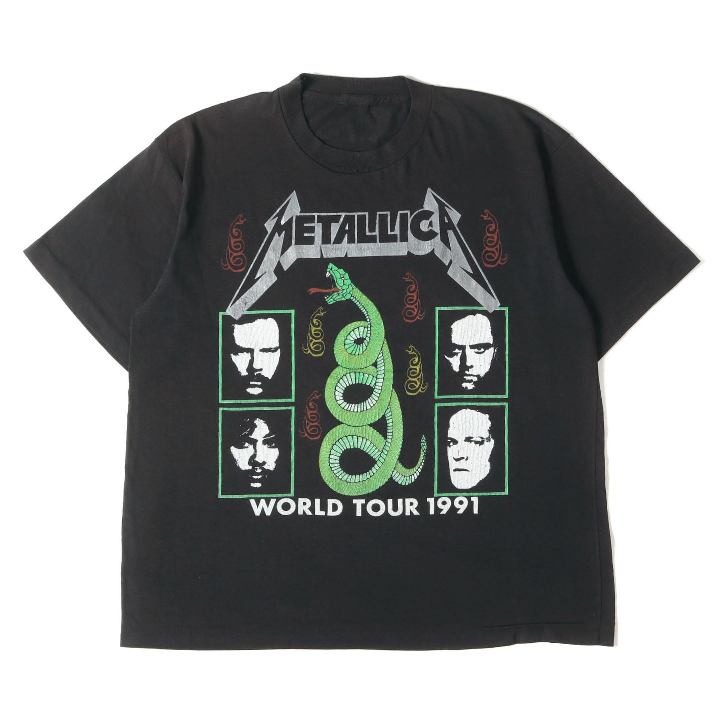 [希少 ブート物] 90s Metallica WORLD TOUR 1991 メタリカ Tシャツ