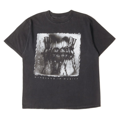 [GOODフェード] 90s SLAYER Diabolus in Musica スレイヤー 悪魔の鎮魂歌 Tシャツ
