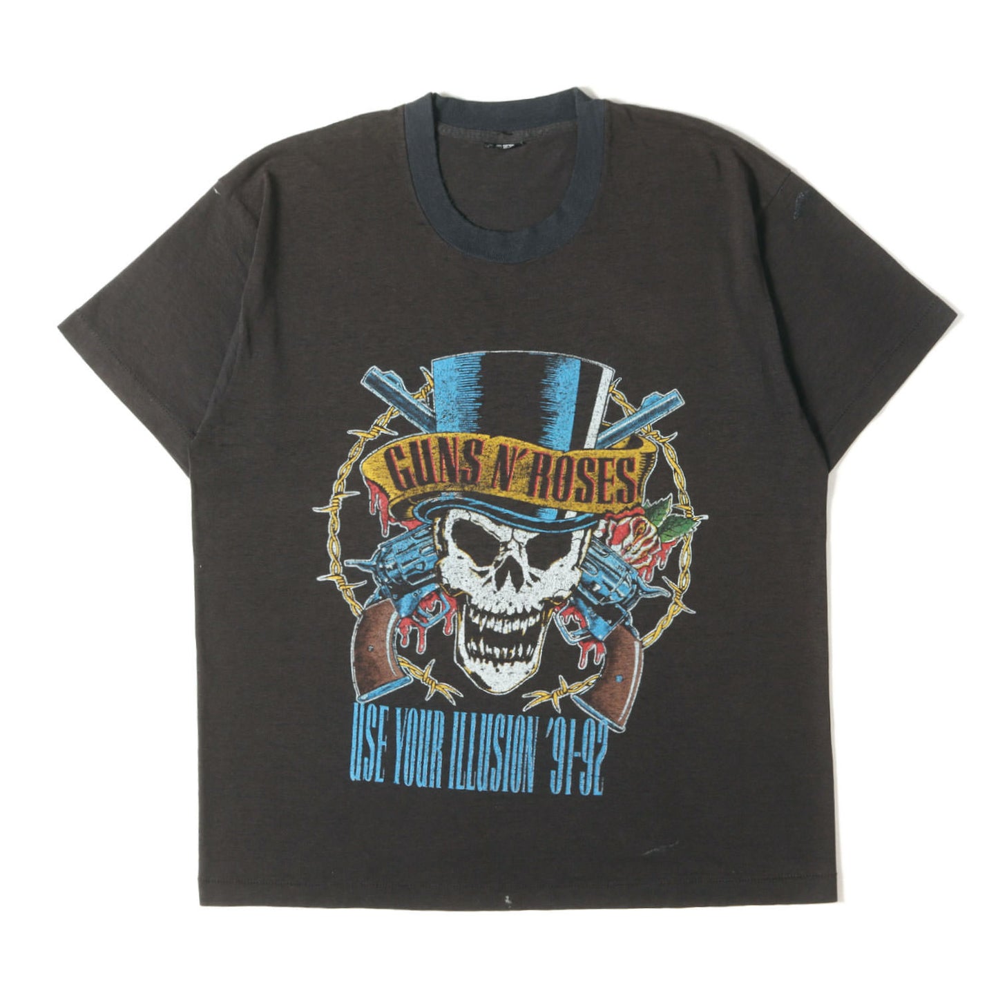 [雰囲気抜群] 90s Guns N' Roses Use Your Illusion 91 Tour ガンズアンドローゼス Tシャツ / USA製 SCREEN STARS