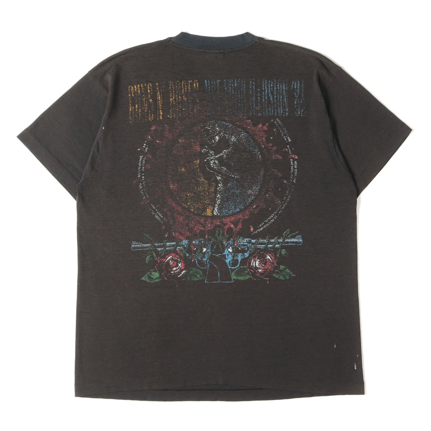 [雰囲気抜群] 90s Guns N' Roses Use Your Illusion 91 Tour ガンズアンドローゼス Tシャツ / USA製 SCREEN STARS