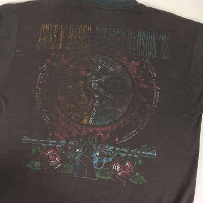[雰囲気抜群] 90s Guns N' Roses Use Your Illusion 91 Tour ガンズアンドローゼス Tシャツ / USA製 SCREEN STARS