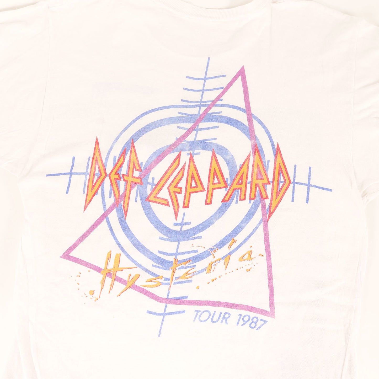 [希少モデル] 80s Def Leppard Hysteria 1987 TOUR デフ・レパード Tシャツ