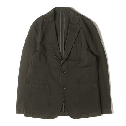 20AW ストレッチ ドリルクロス 2B テーラードジャケット(WASHED STRETCH COTTON DRILL 2BUTTON JACKET)