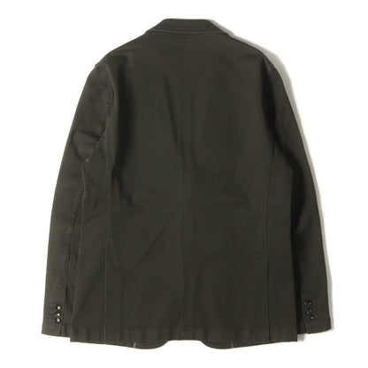 20AW ストレッチ ドリルクロス 2B テーラードジャケット(WASHED STRETCH COTTON DRILL 2BUTTON JACKET)