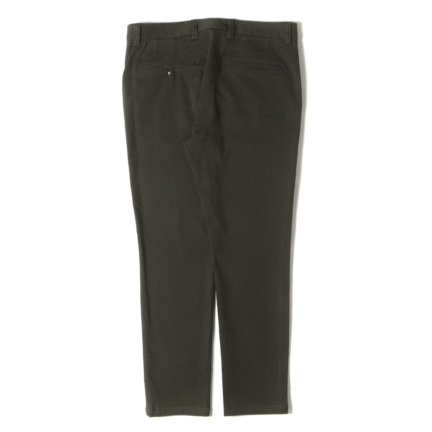 20AW ストレッチ ドリルクロス スリム スラックスパンツ(WASHED STRETCH COTTON DRILL SLIM FIT SLACKS)