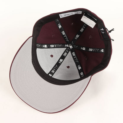 24AW ×NEW ERA WTロゴ刺繍 ベースボールキャップ(59FIFTY LOW PROFILE / CAP / POLY. TWILL)