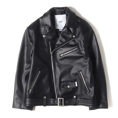 23AW シンセティックレザー ダブル ライダースジャケット(VANCE / JACKET / SYNTHETIC)