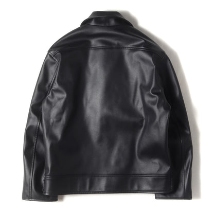 23AW シンセティックレザー ダブル ライダースジャケット(VANCE / JACKET / SYNTHETIC)
