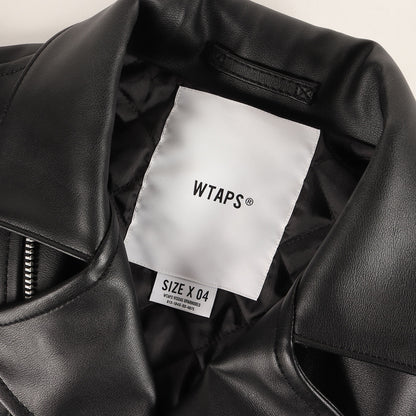 23AW シンセティックレザー ダブル ライダースジャケット(VANCE / JACKET / SYNTHETIC)