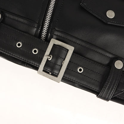 23AW シンセティックレザー ダブル ライダースジャケット(VANCE / JACKET / SYNTHETIC)