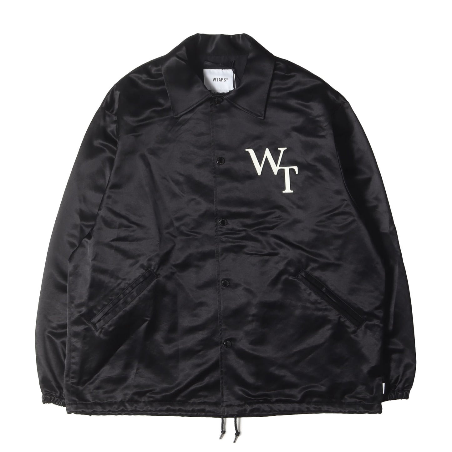 24SS WTロゴ サテン コーチジャケット(CHIEF / JACKET / CTRY. SATIN. LEAGUE)