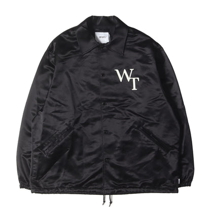 24SS WTロゴ サテン コーチジャケット(CHIEF / JACKET / CTRY. SATIN. LEAGUE)