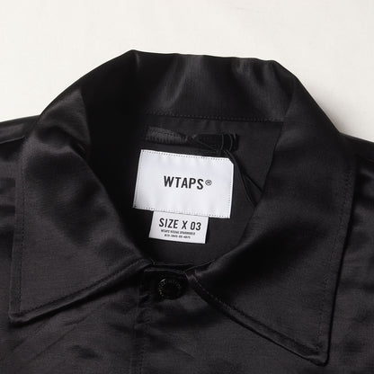 24SS WTロゴ サテン コーチジャケット(CHIEF / JACKET / CTRY. SATIN. LEAGUE)