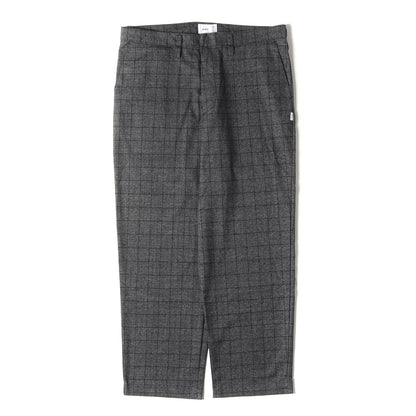 23AW グレンチェック ストレッチ ワークパンツ(WRKT2001 / TROUSERS / PLRA TWILL TEXTILE)