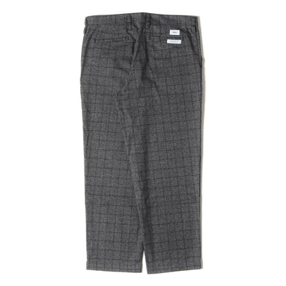 23AW グレンチェック ストレッチ ワークパンツ(WRKT2001 / TROUSERS / PLRA TWILL TEXTILE)
