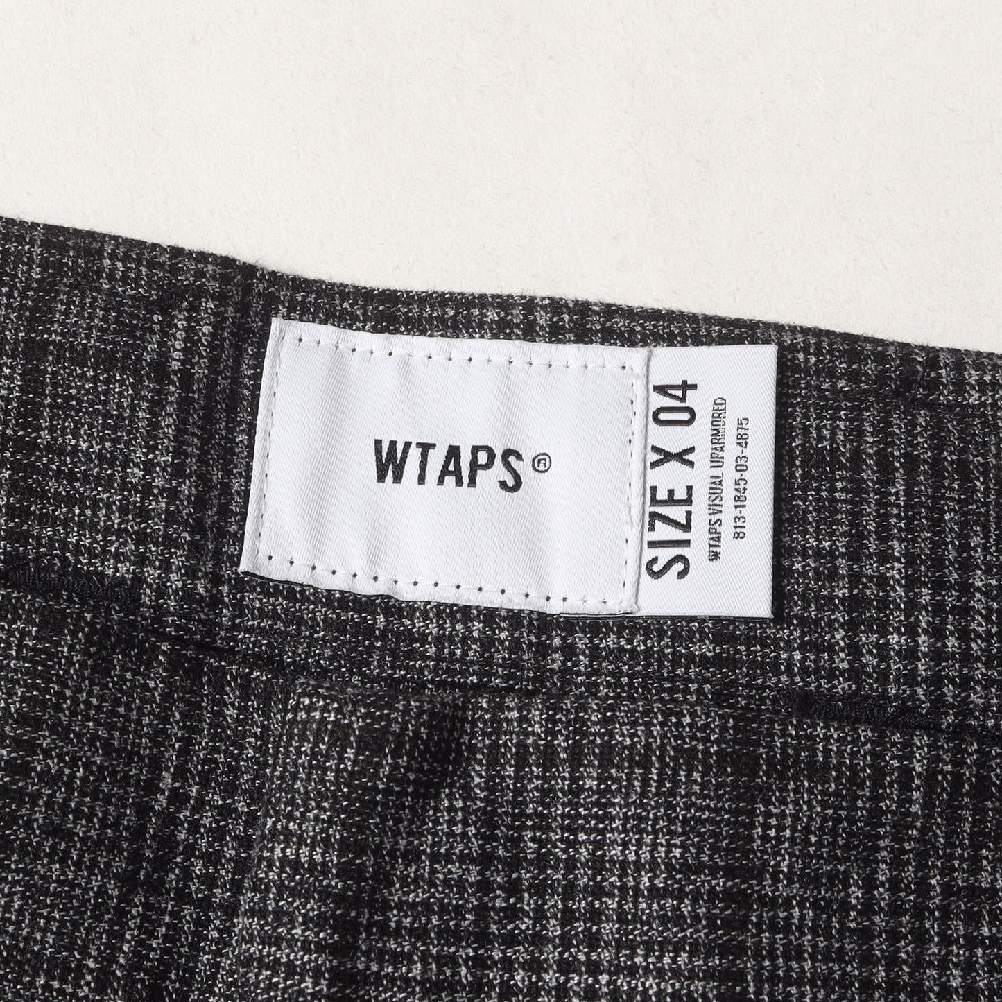 23AW グレンチェック ストレッチ ワークパンツ(WRKT2001 / TROUSERS / PLRA TWILL TEXTILE)
