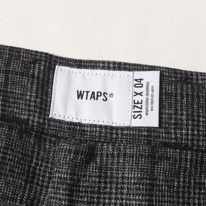 23AW グレンチェック ストレッチ ワークパンツ(WRKT2001 / TROUSERS / PLRA TWILL TEXTILE)