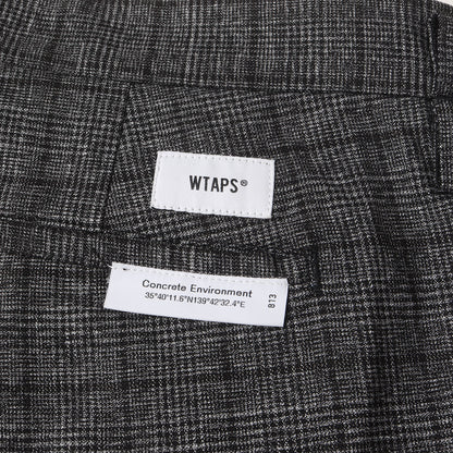 23AW グレンチェック ストレッチ ワークパンツ(WRKT2001 / TROUSERS / PLRA TWILL TEXTILE)
