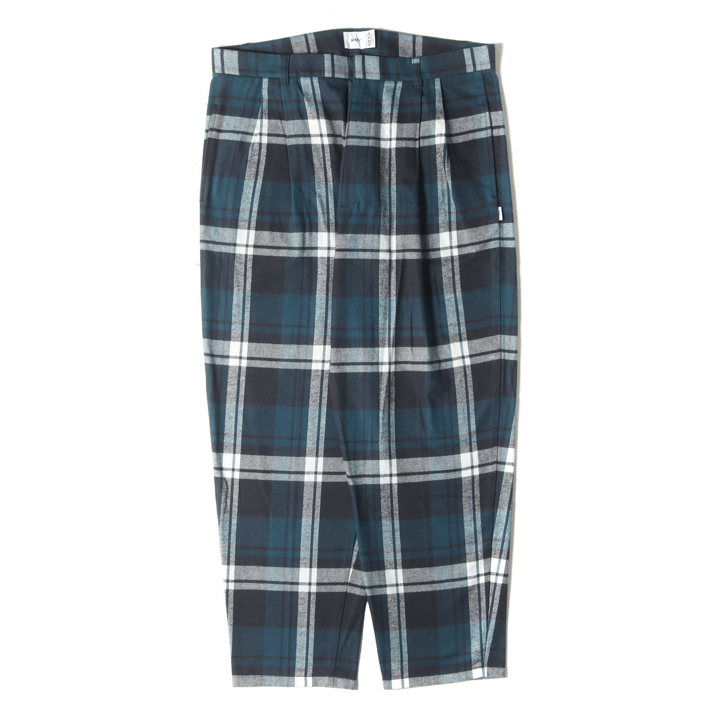 24SS チェックフランネル ワークパンツ(LEZ / SGL / TROUSERS / COTTON FLANNEL TEXTILE)