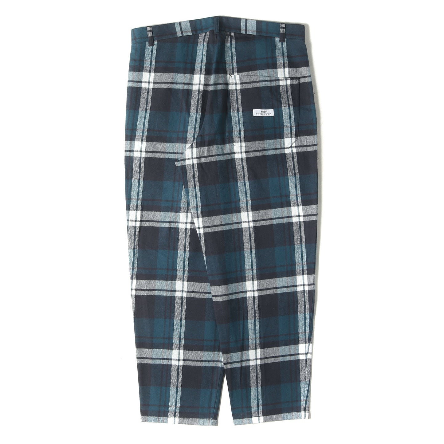 24SS チェックフランネル ワークパンツ(LEZ / SGL / TROUSERS / COTTON FLANNEL TEXTILE)