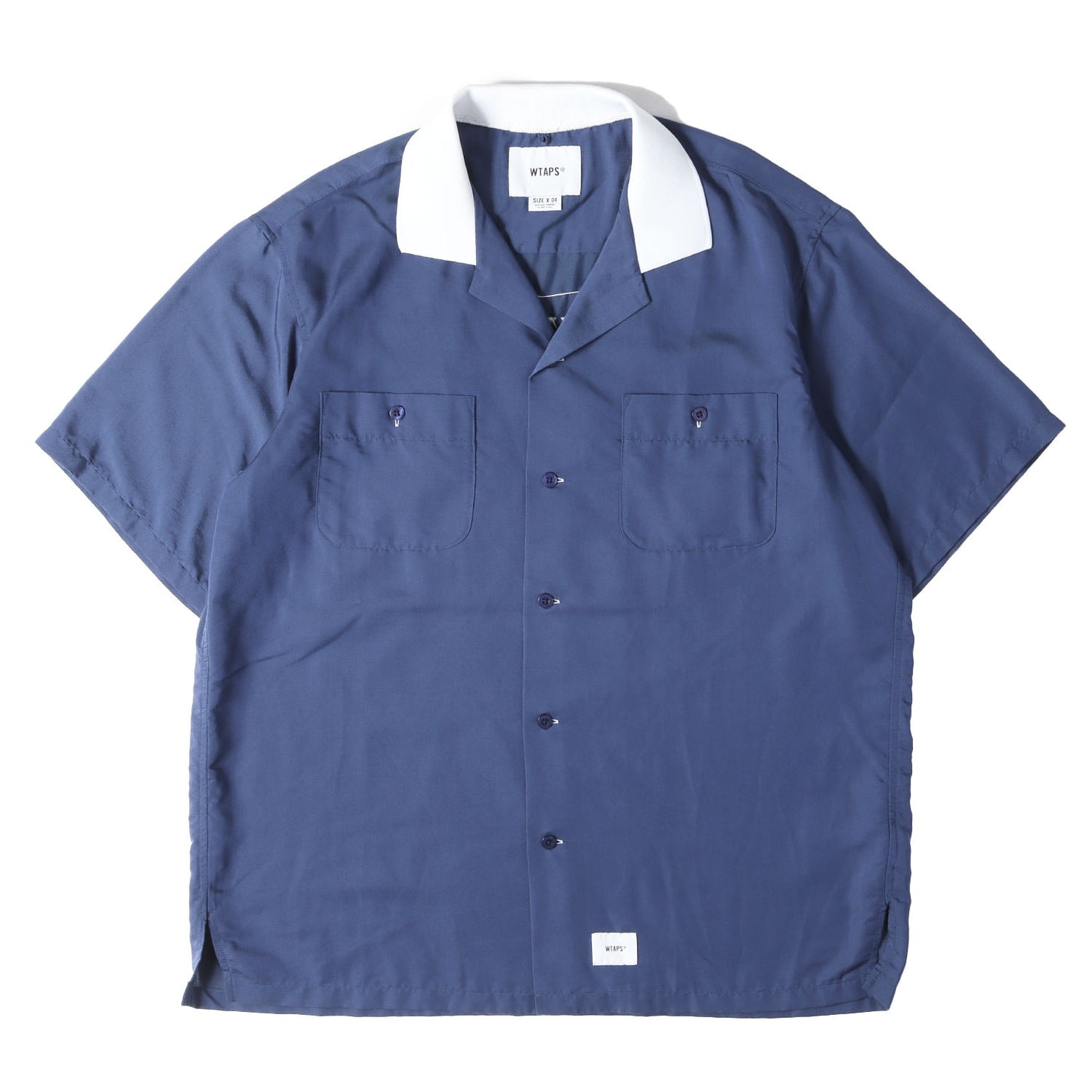 24SS ロゴ刺繍 ボーリングシャツ(KINGPIN / SS / VCPL. TWILL. WUT)