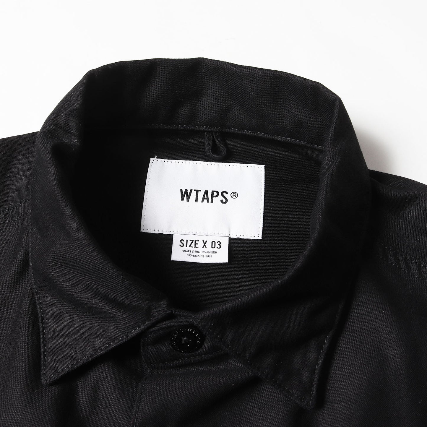 24AW バックサテン ミリタリーシャツ(CBW / LS / COTTON. SATIN)