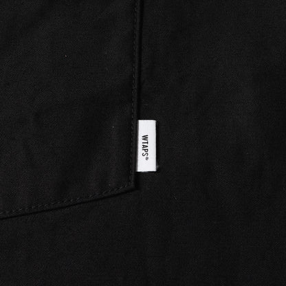 24AW バックサテン ミリタリーシャツ(CBW / LS / COTTON. SATIN)