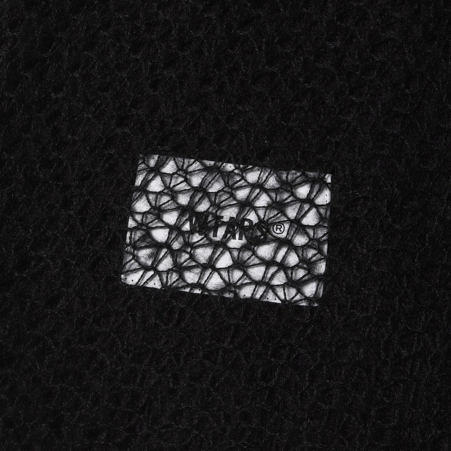 23AW クロスボーン レイヤード クルーネック ニットセーター(OBSVR / SWEATER / ACRYLIC. X3.0)