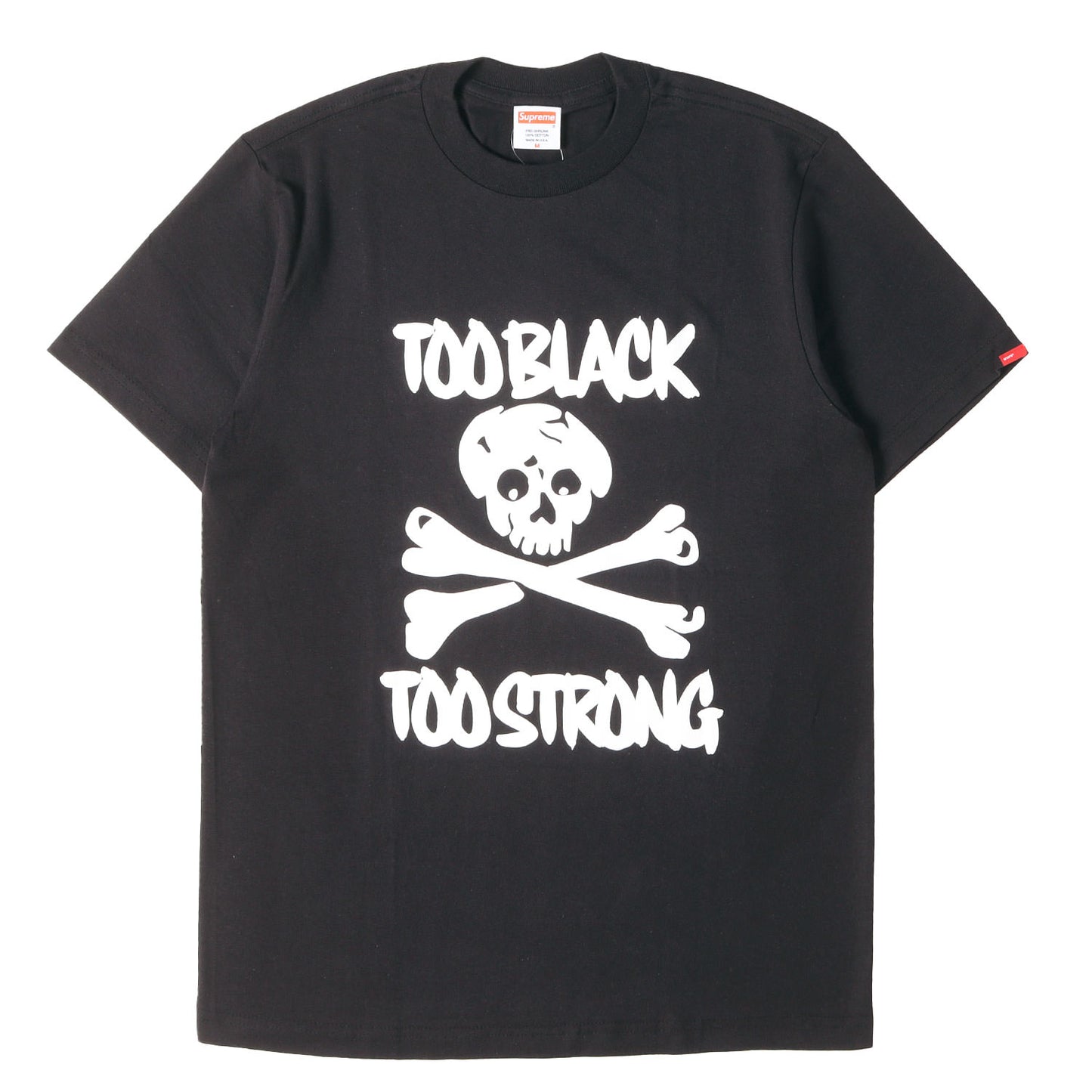 00s ×WTAPS クロスボーン Tシャツ(Too Black Tee / デッドストック)