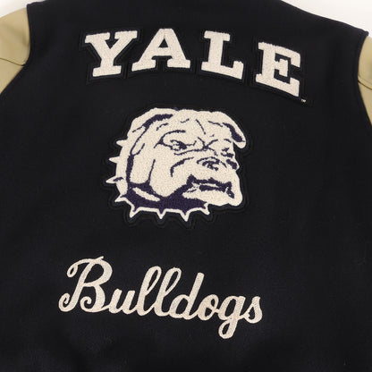 [YALE大学モデル] フルデコ 袖レザー メルトン スタジャン (30oz. Wool Melton Award Jacket)