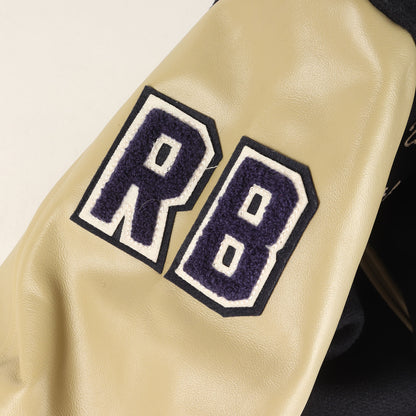 [YALE大学モデル] フルデコ 袖レザー メルトン スタジャン (30oz. Wool Melton Award Jacket)