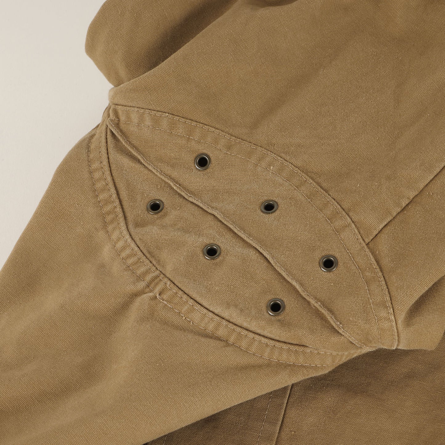 [雰囲気抜群] 80s 襟コーデュロイ コットンキャンバス ハンティングジャケット USA製