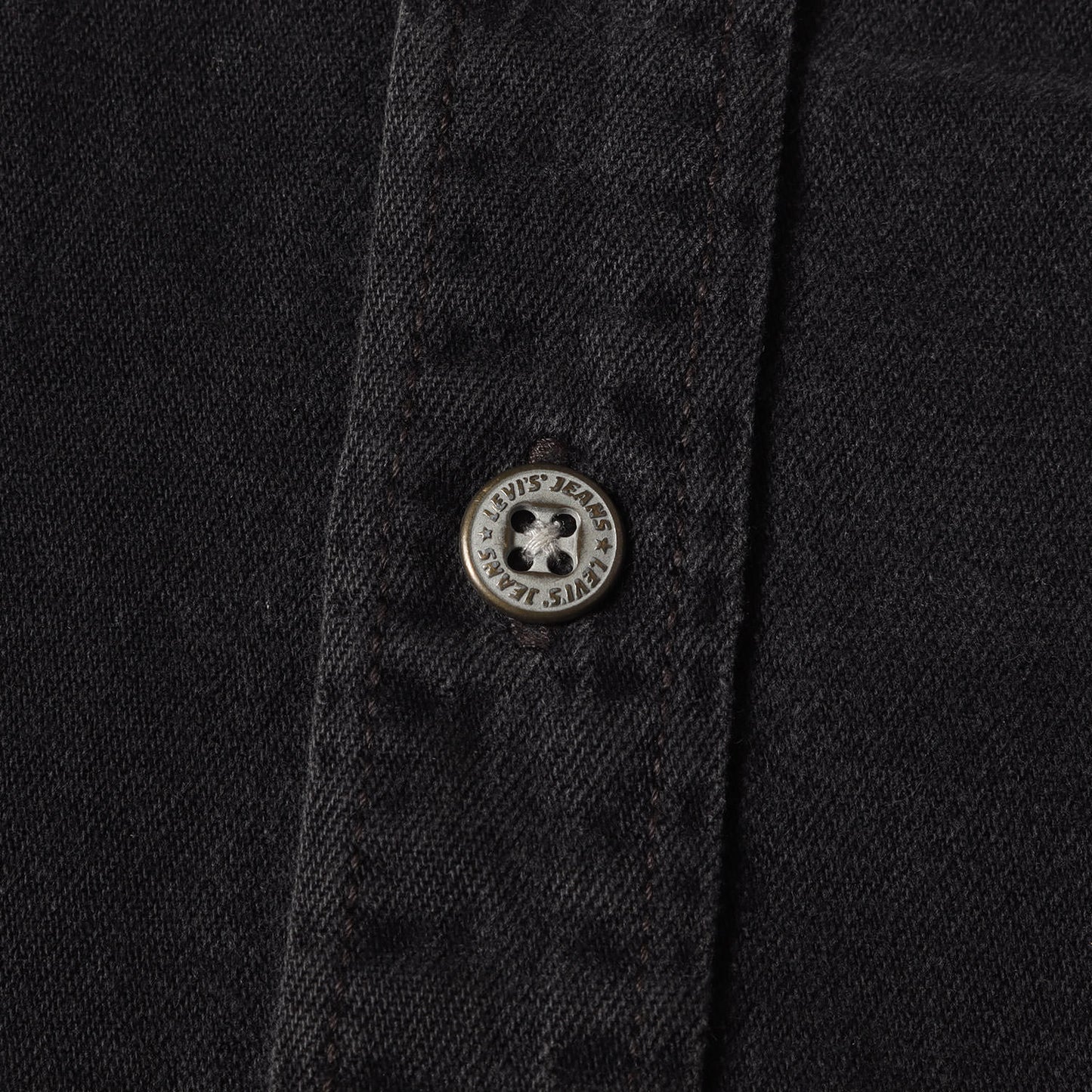 [人気モデル RED TAB] 90s ブラック デニム メタルボタン BD シャツ 60517-1361