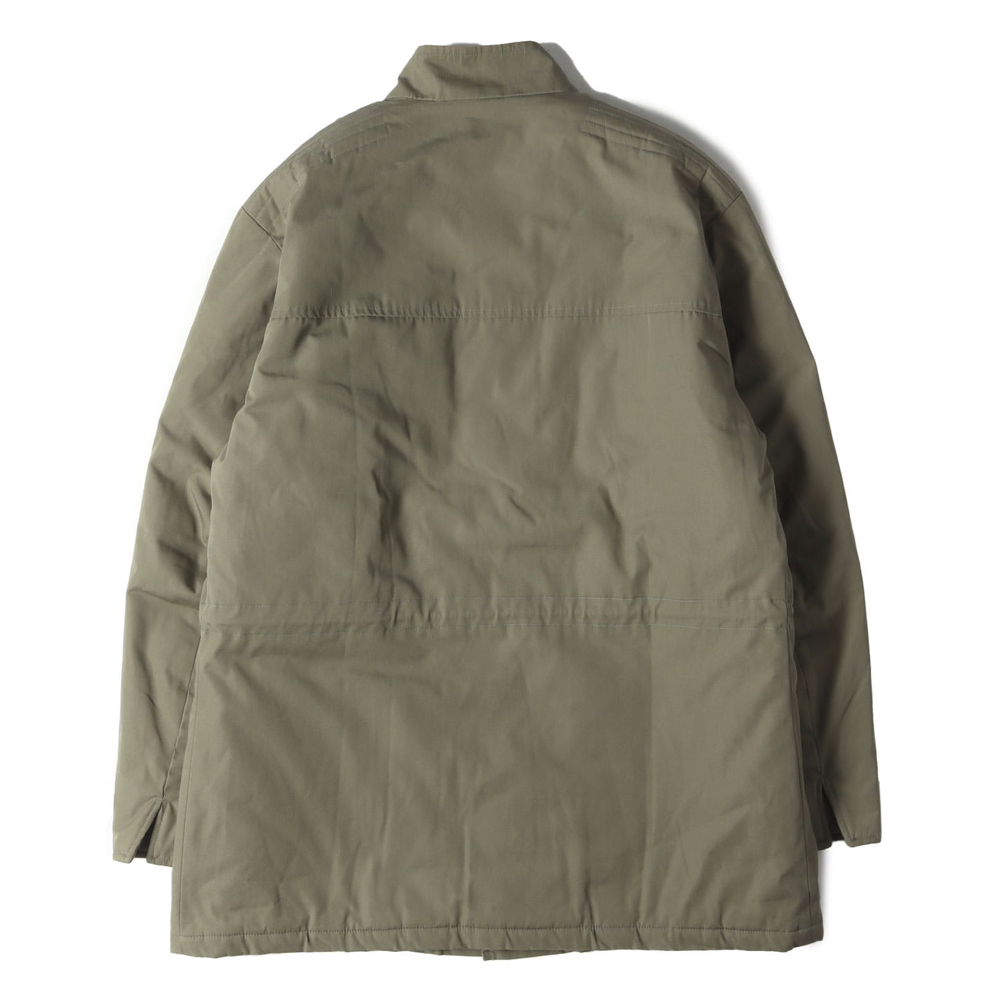 [希少 黒タグ] 90s ポリコットン スタンドカラー 中綿入り ジャケット