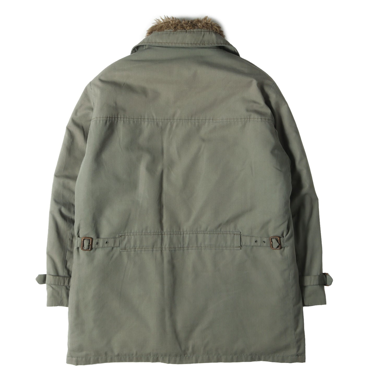 [希少 黒タグ] 90s 裏ボア付き T/Cツイル フルジップ コート