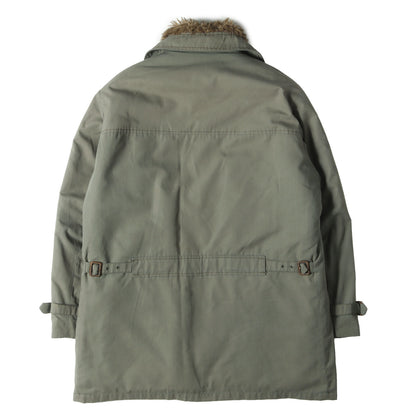 [希少 黒タグ] 90s 裏ボア付き T/Cツイル フルジップ コート