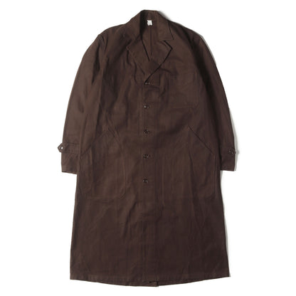 50～60s フレンチヴィンテージ コットン/リネン アトリエコート Le Cour Blanche